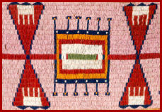 Sioux Native American Beaded Blanket