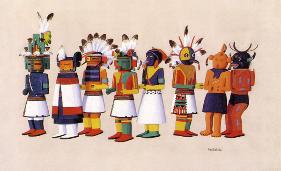 Hopi Kachina Dolls by Fred Kabotie