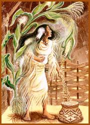 Selu, the first Cherokee woman