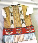 Cherokee indian beaded shirt